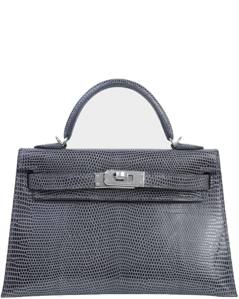 Mini Kelly II Lizard Ardoise Phw Hermes оригінал – Купити в Україні