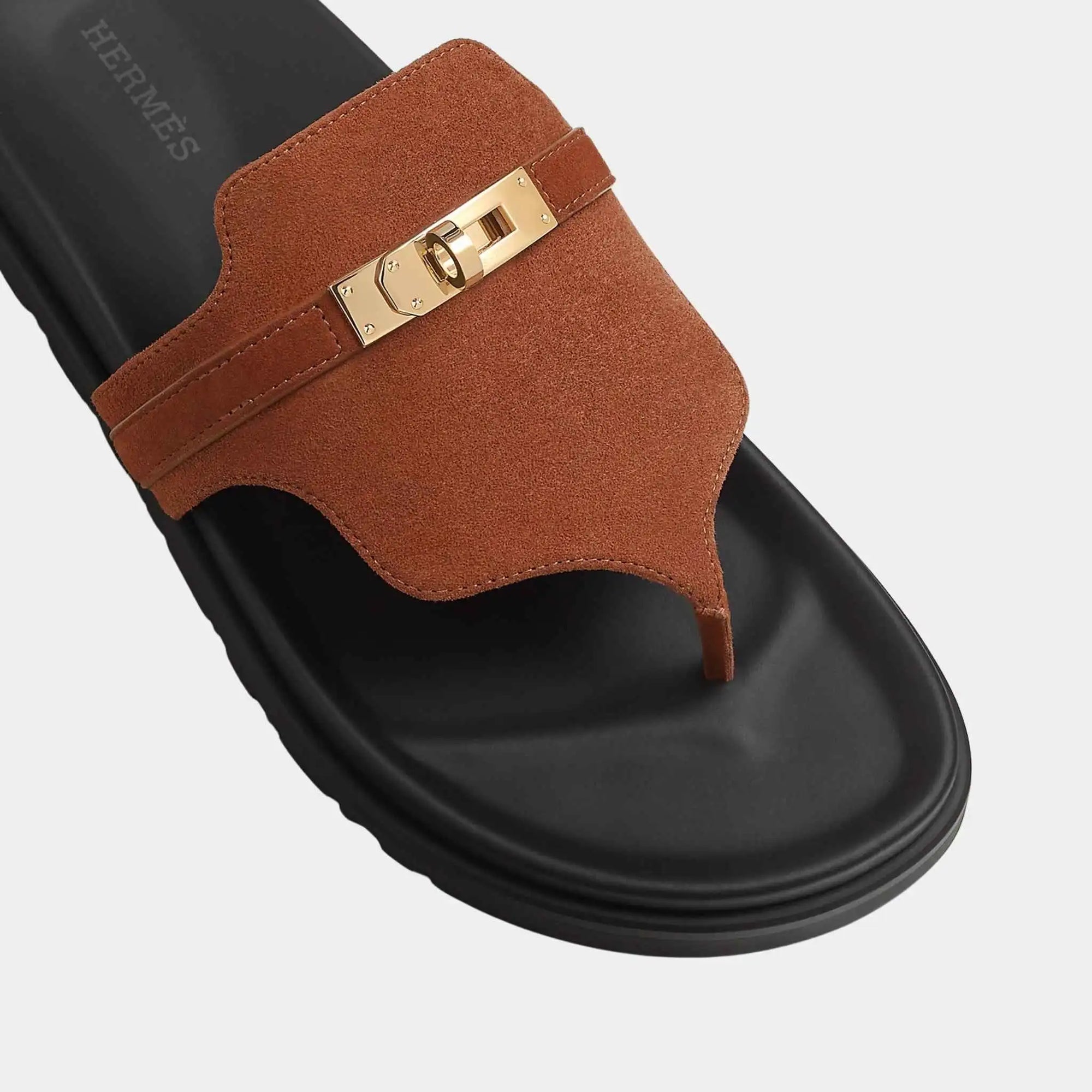 Empire Sandals In Suede Goatskin Hermes оригінал – Купити в Україні – детальний вид