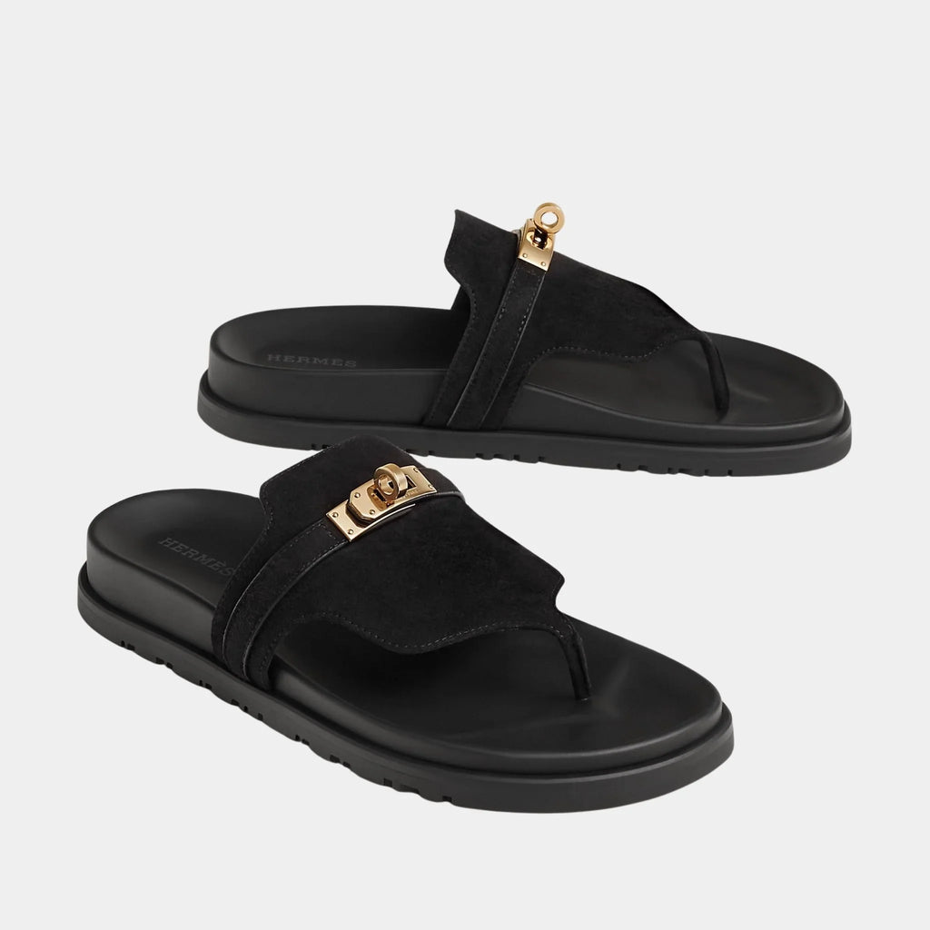 Empire Sandals In Suede Goatskin Hermes оригінал – Купити в Україні – збільшений вид