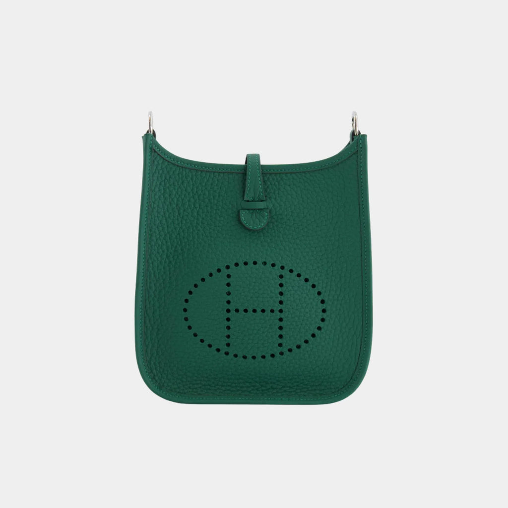 Evelyne 16 Clemence Vert Moyen Phw Hermes – Гарантія оригінальності – боковий вид