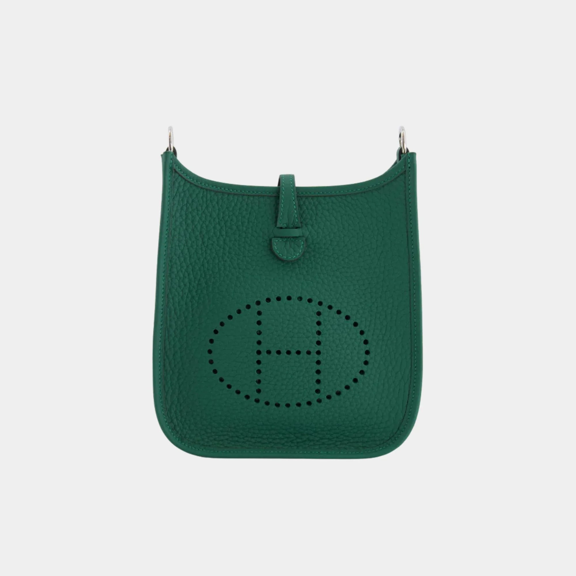 Evelyne 16 Clemence Vert Moyen Phw Hermes – Гарантія оригінальності – боковий вид