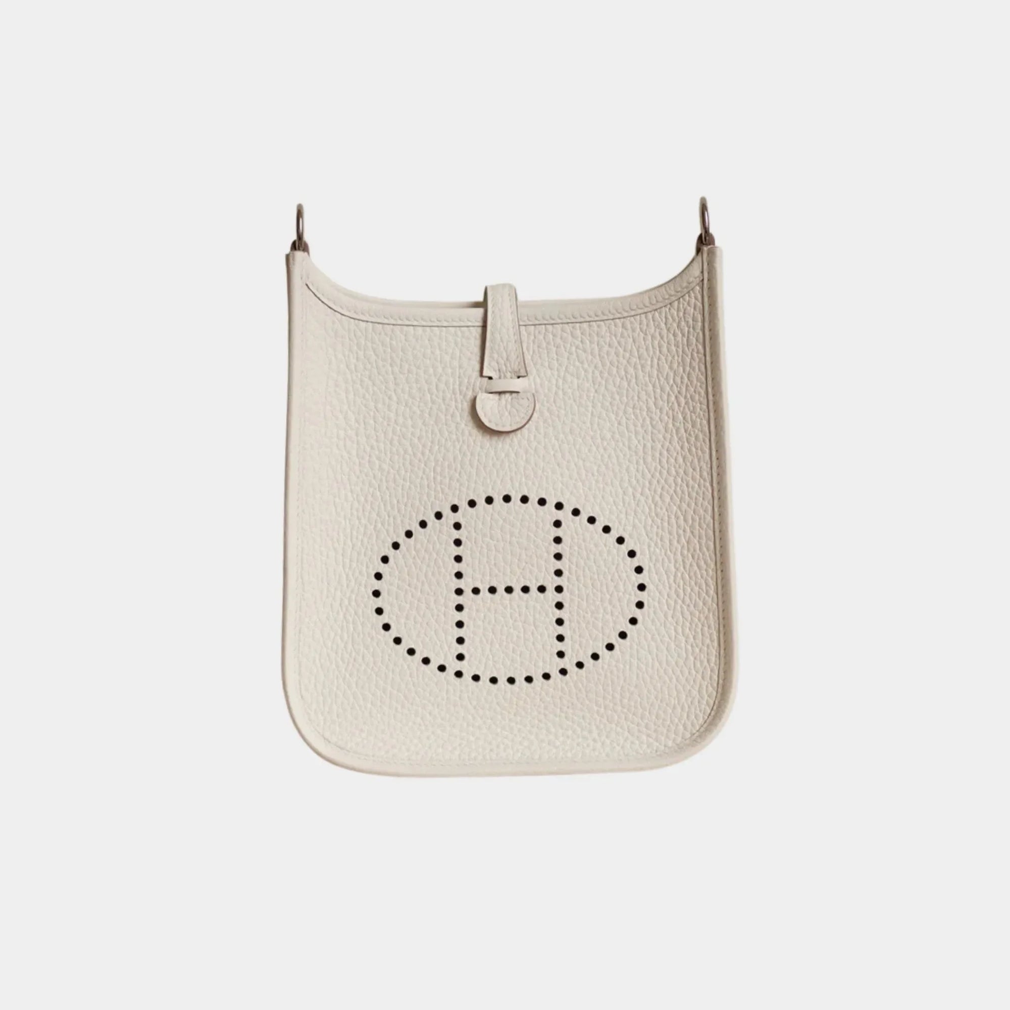 Оригінальна Evelyne 16 Clemence White Phw Hermes – боковий вид
