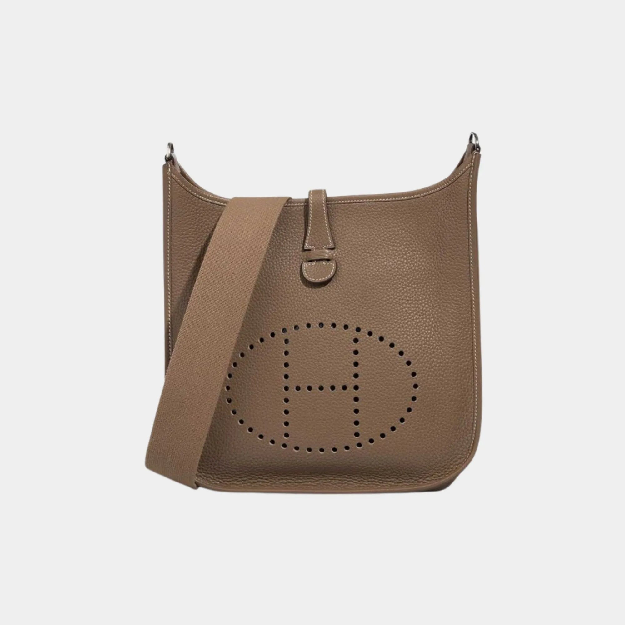 Оригінальна Evelyne 29 Taurillon Clemence Etoupe Phw Hermes – боковий вид