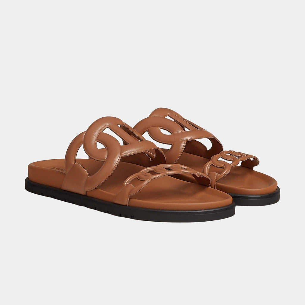 Extra Sandals In Nappa Leather Hermes оригінал – Купити в Україні – боковий вид