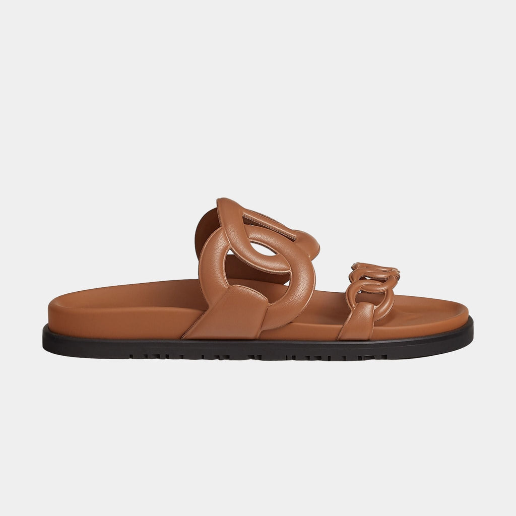 Extra Sandals In Nappa Leather Hermes оригінал – Купити в Україні – вид ззаду