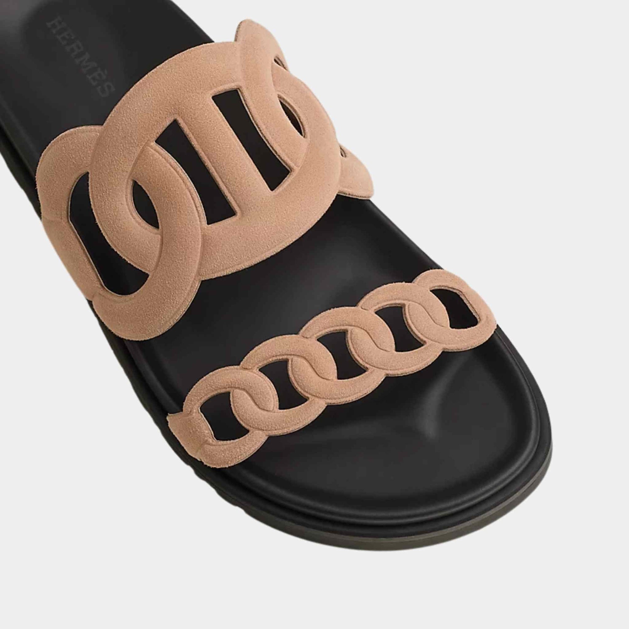 Оригінальна Extra Sandals In Suede Goatskin Hermes – детальний вид