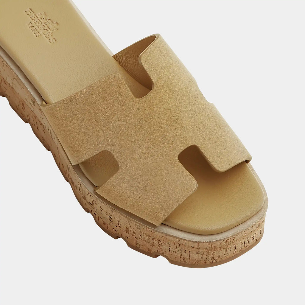 Eze 30 Sandals Suede Goatskin Hermes – Гарантія оригінальності – детальний вид