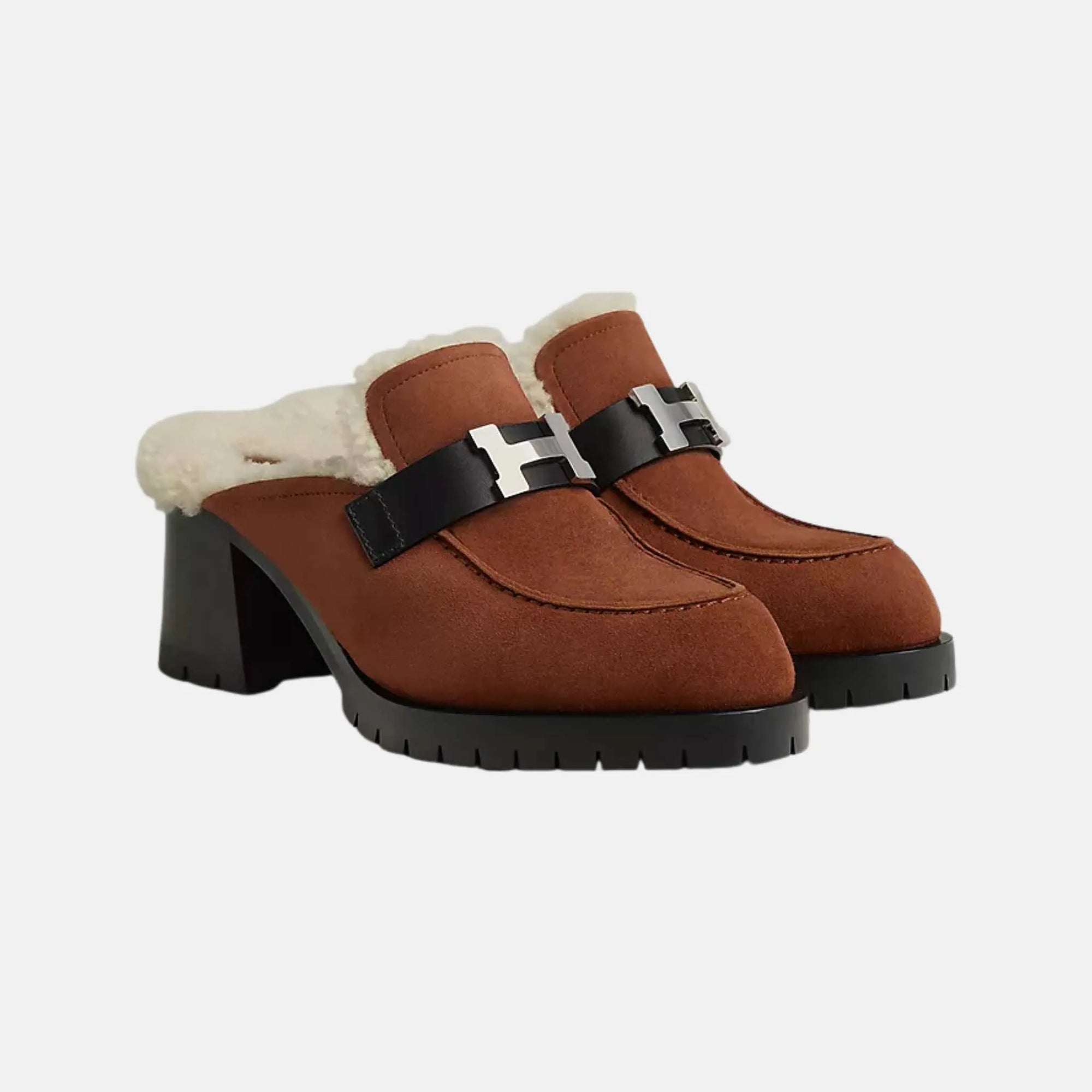 Flore 60 Mule Hermes оригінал – Купити в Україні – боковий вид