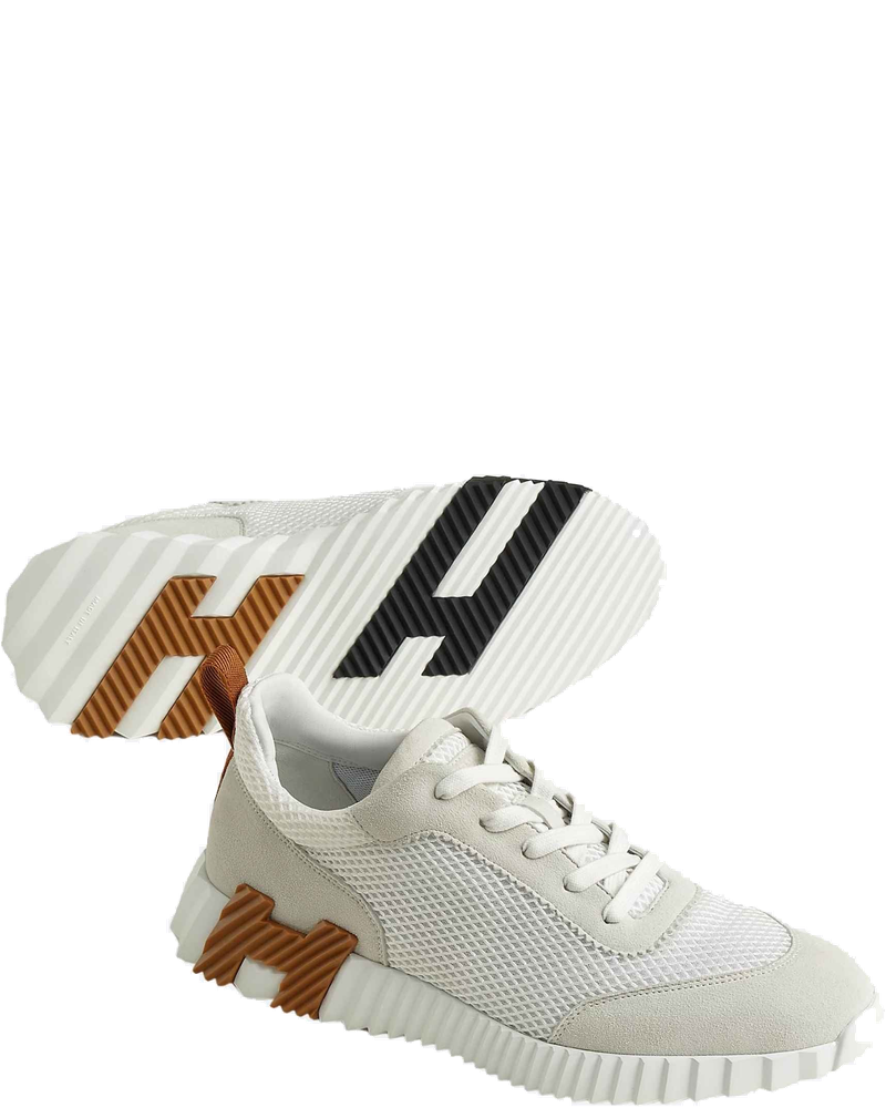 Bouncing Sneakers Graphic Mesh Suede Men Hermes – Гарантія оригінальності