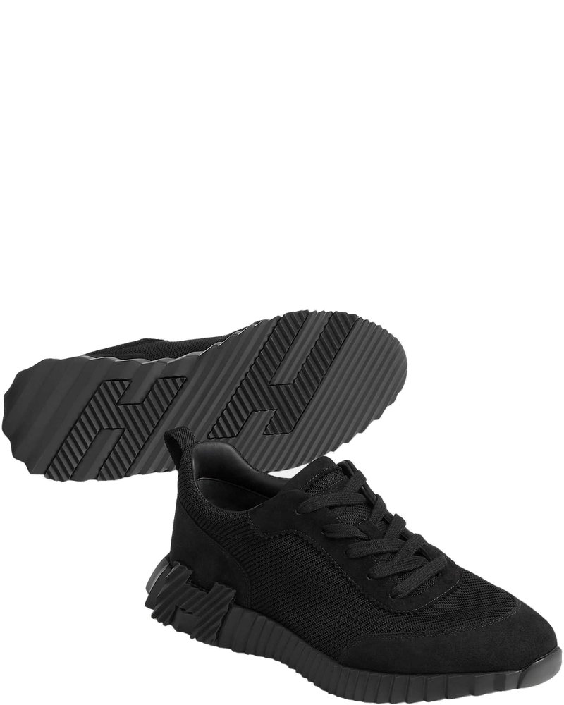 Оригінальна Bouncing Sneaker In Technical Mesh And Suede Men Hermes