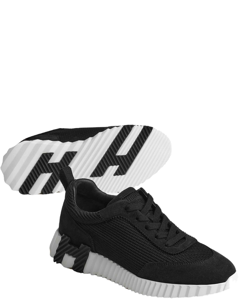 Оригінальна Bouncing Sneaker Textured Mesh Suede Women Hermes