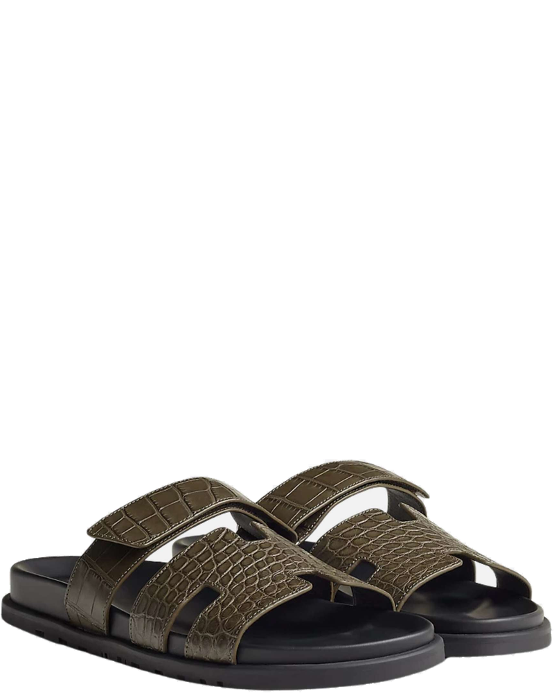 Chypre Sandal Matte Mississippiensis Alligator Men Hermes оригінал – Купити в Україні