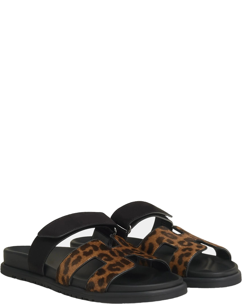 Chypre Sandals In Moire Calfskin And Suede Goatskin Hermes оригінал – Купити в Україні