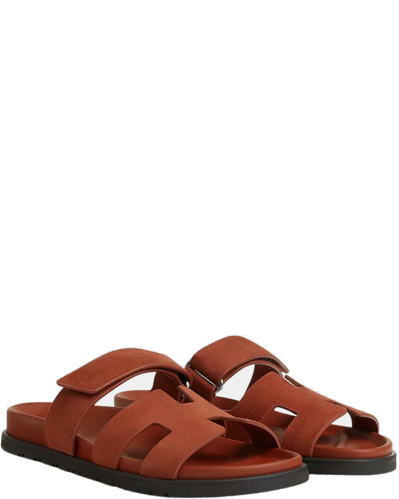 Chypre Sandals Muscavado Brown Hermes – Гарантія оригінальності