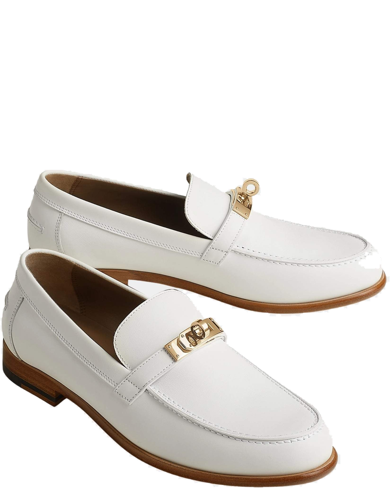 Destin Loafer Calfskin With Gold Plated Buckle Hermes – Гарантія оригінальності