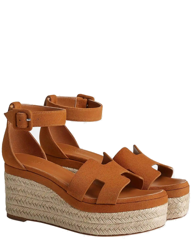 Elda Espadrille In Suede Goatskin Hermes – Гарантія оригінальності
