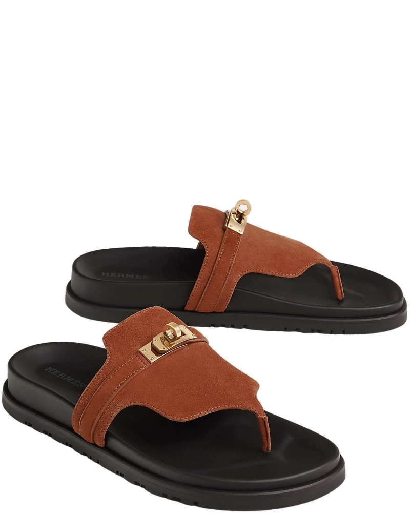 Empire Sandals In Suede Goatskin Hermes оригінал – Купити в Україні