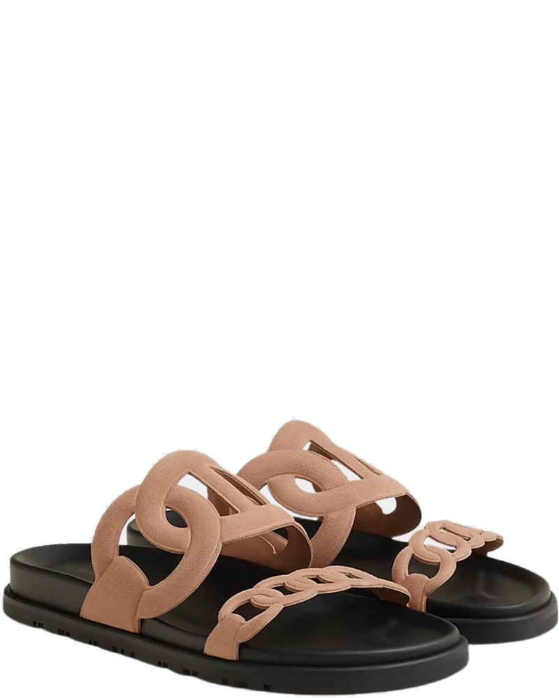 Оригінальна Extra Sandals In Suede Goatskin Hermes