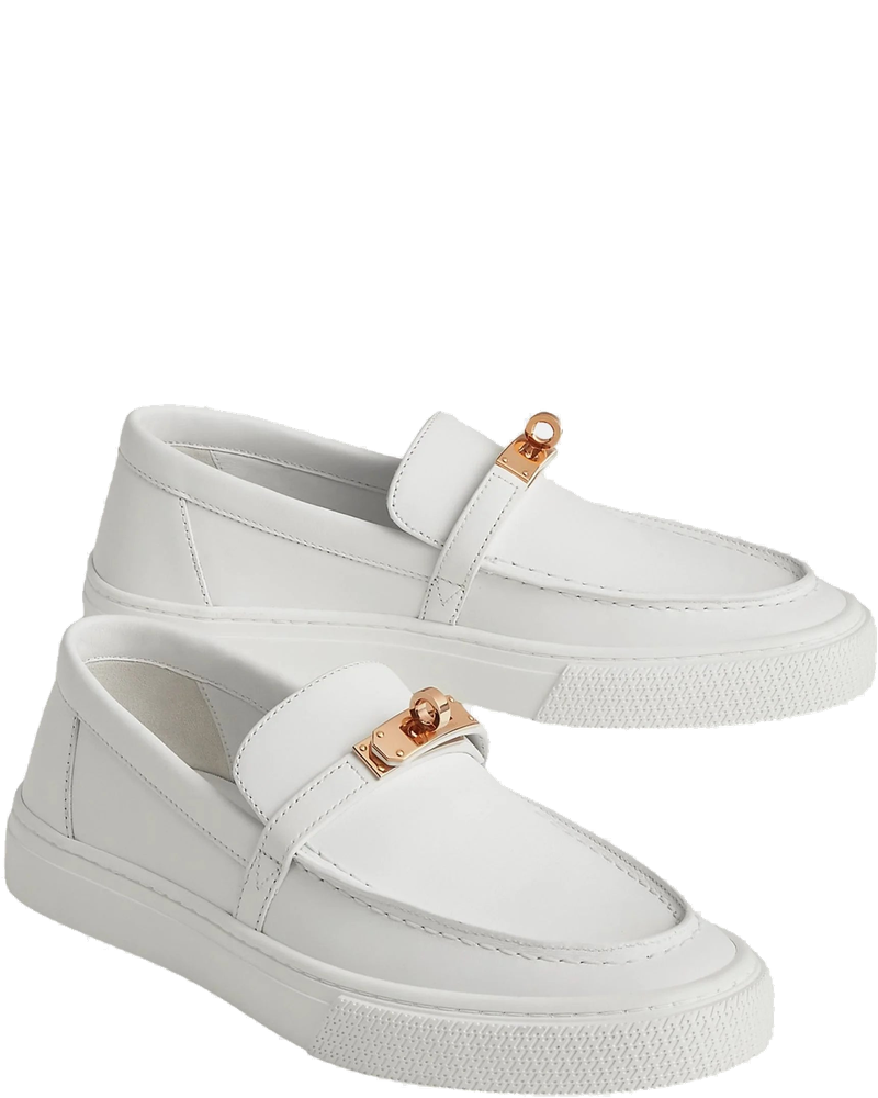 Game Slip-On Sneaker Calfskin With Rose Gold Buckle Hermes оригінал – Купити в Україні