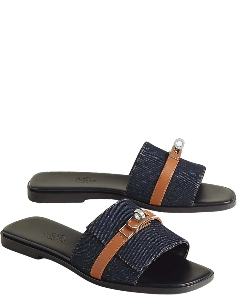 Giulia Sandal Denim Hermes – Гарантія оригінальності