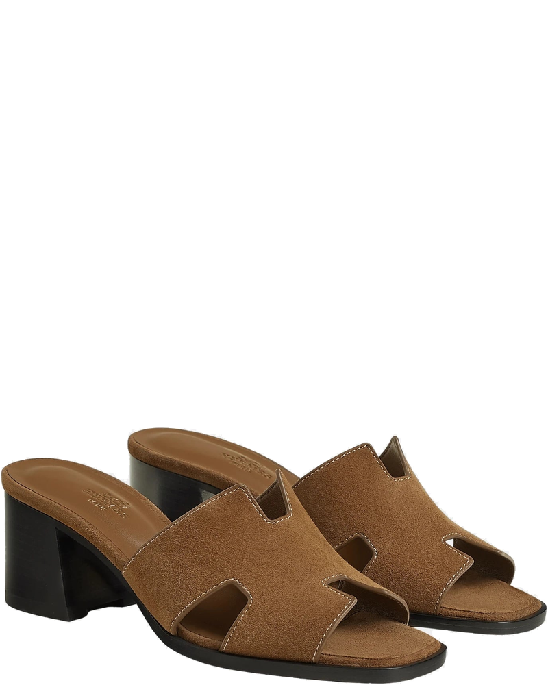 Helia 60 High Heel Suede Goatskin Sandal Hermes оригінал – Купити в Україні