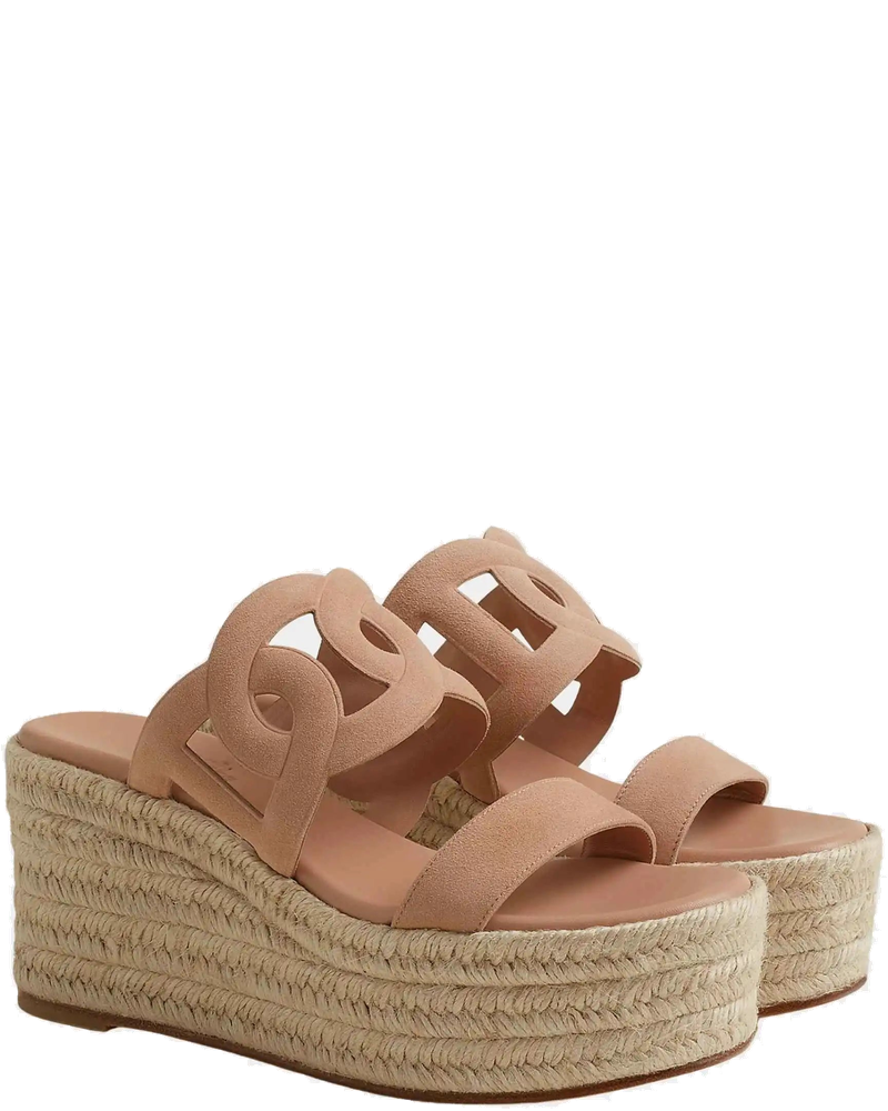 Ithea 30 Espadrille In Suede Goatskin Hermes – Гарантія оригінальності