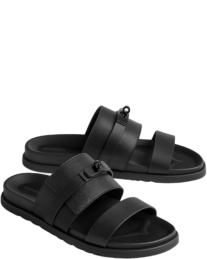Оригінальна Jackson Sandal In Epsom Calfskin And Calfskin Hermes