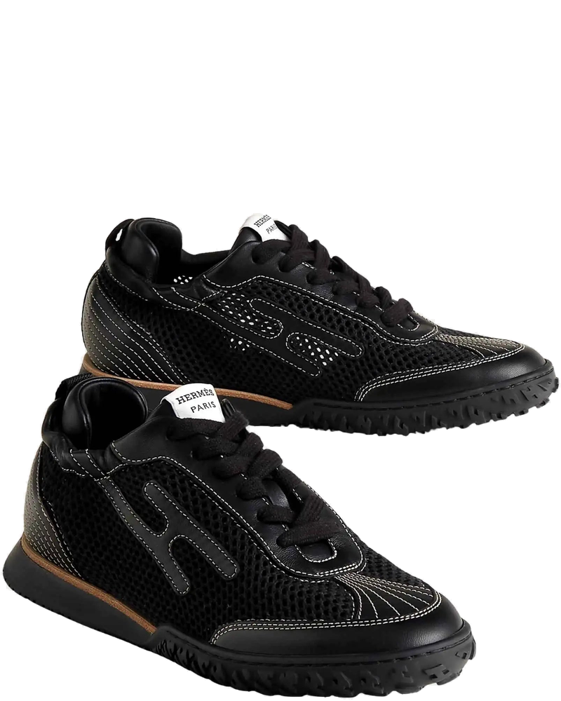 Jet Sneakers In Crochet Knit And Nappa Leather Hermes оригінал – Купити в Україні