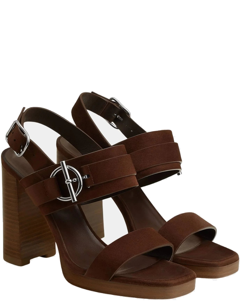 Keen 90 Heeled Sandals In Suede Goatskin Hermes оригінал – Купити в Україні