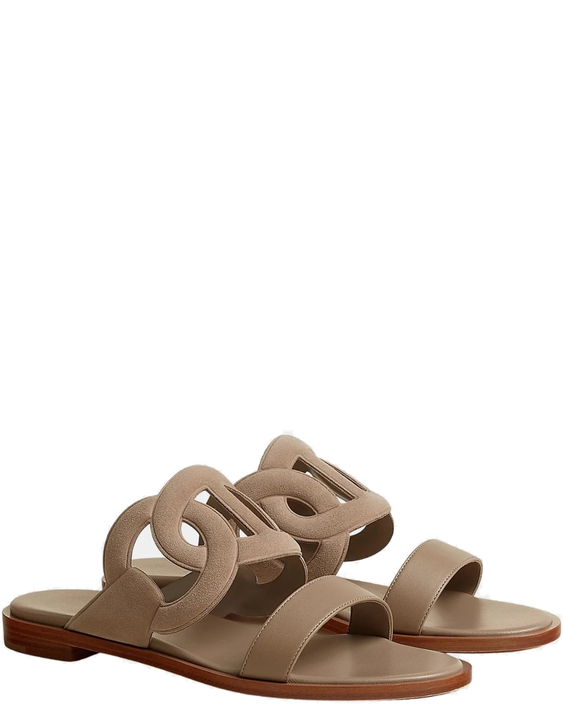 Lagune Sandals In Suede And Nappa Goatskin Hermes оригінал – Купити в Україні