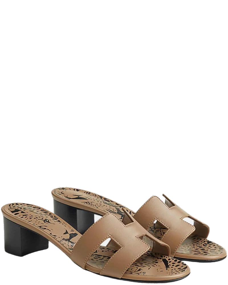 Oasis Sandals Calfskin Beige Argile Hermes оригінал – Купити в Україні