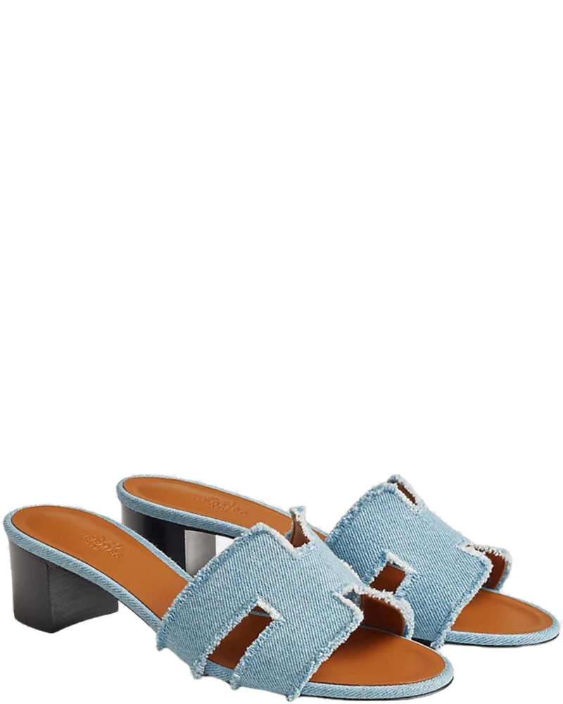 Оригінальна Oasis Sandal Fringed Denim Hermes