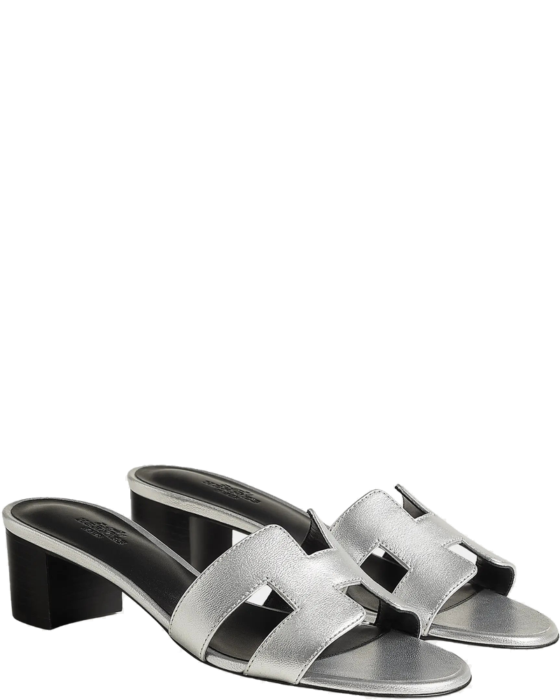 Oasis Sandal In Metallic Goatskin Hermes оригінал – Купити в Україні
