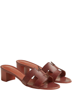 Oasis Sandal In Shiny Java Lizard Hermes оригінал – Купити в Україні