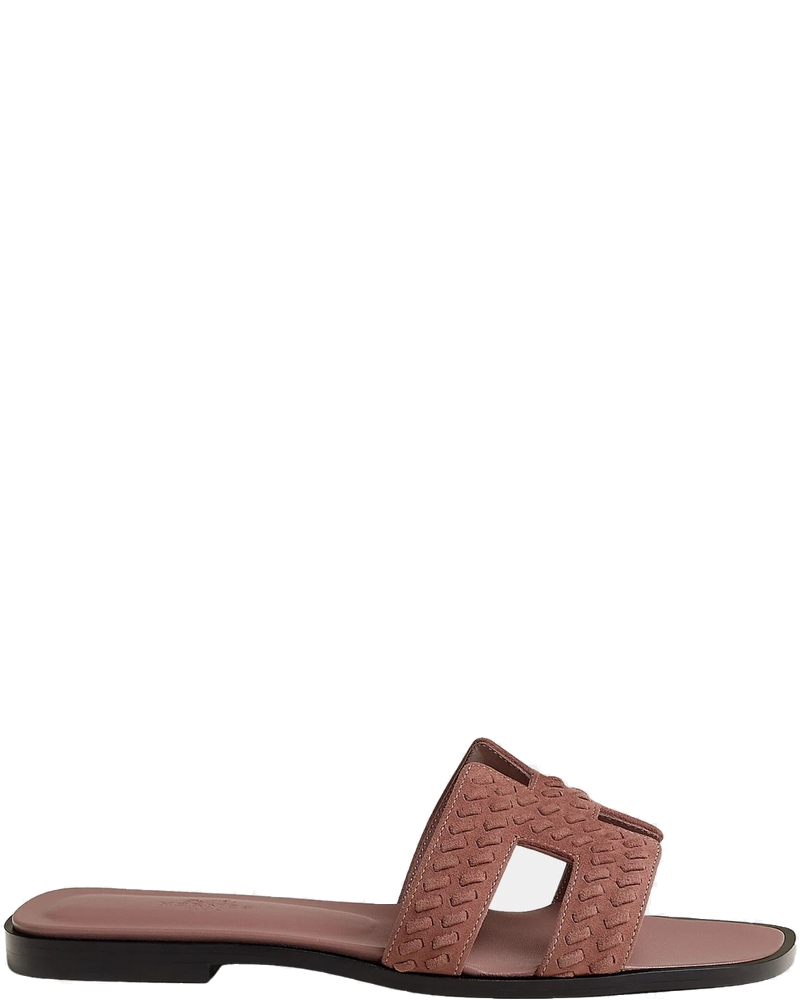 Oran Sandals In Braided Goat Suede Hermes оригінал – Купити в Україні