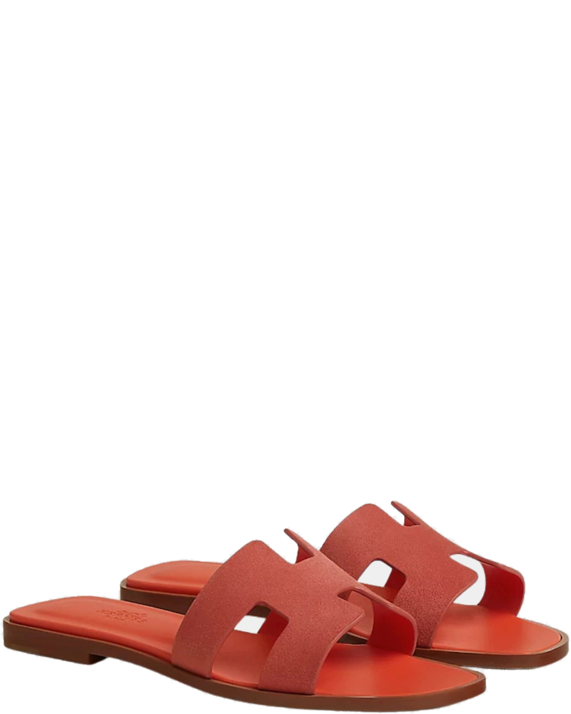 Oran Sandals In Duo Tone Suede Goatskin Hermes оригінал – Купити в Україні