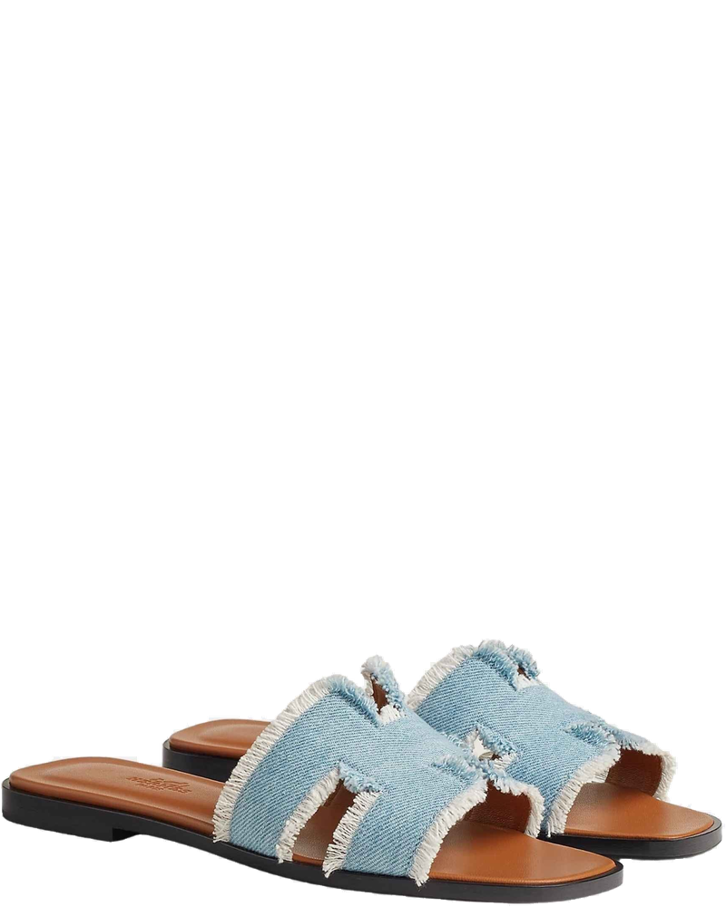 Оригінальна Oran Sandal Fringed Denim Hermes