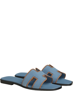 Oran Sandals In Suede And Braided Nappa Leather Hermes оригінал – Купити в Україні