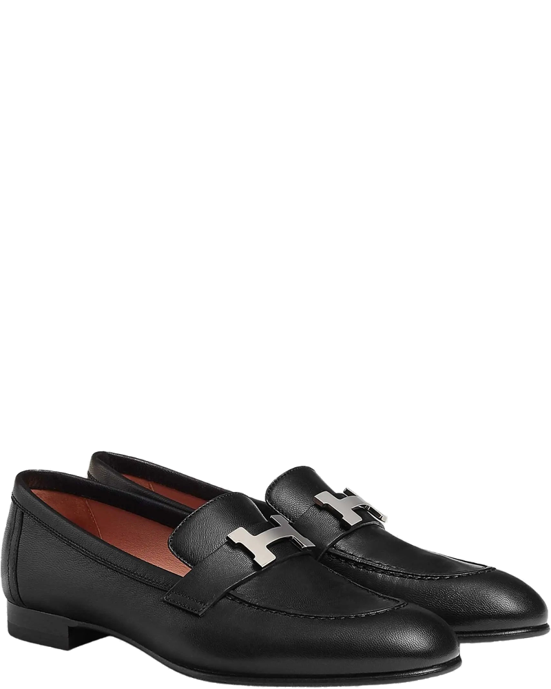 Оригінальна Paris Loafer In Goatskin With Palladium Plated Buckle Women Hermes