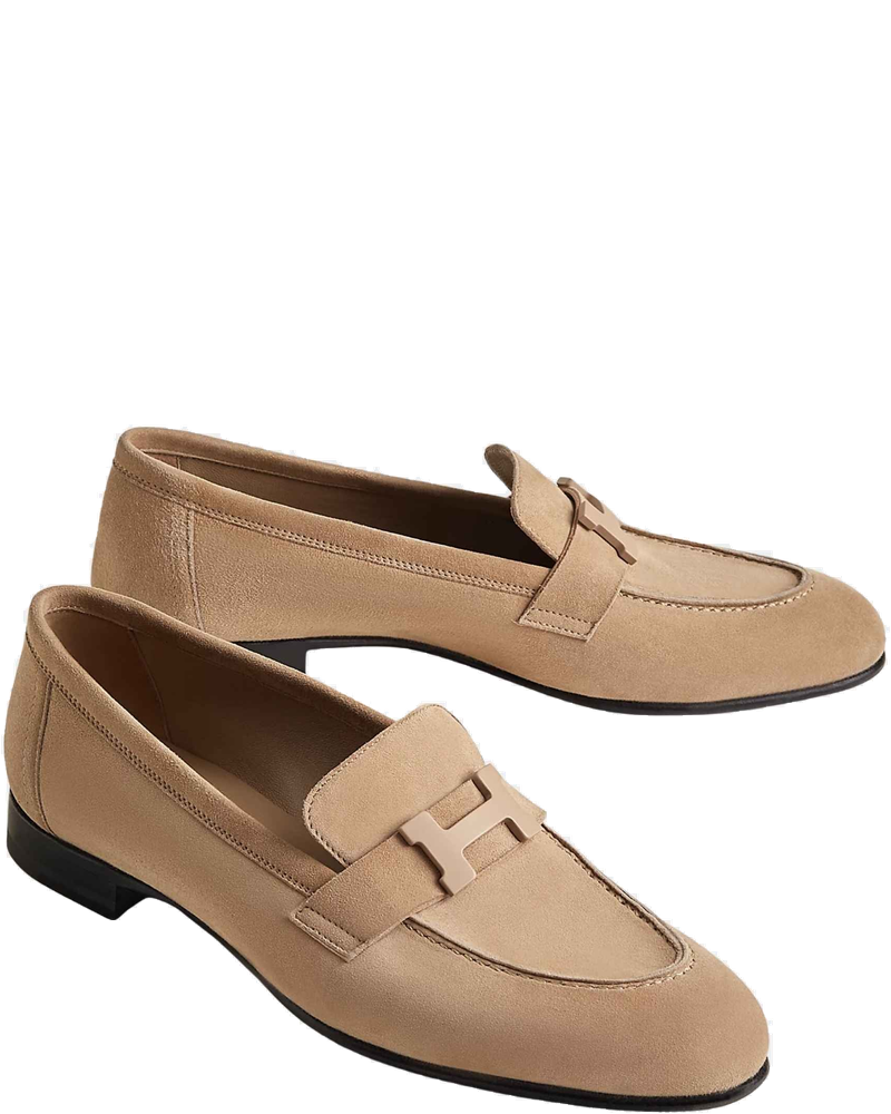 Paris Loafer In Suede Goatskin Women Hermes – Гарантія оригінальності