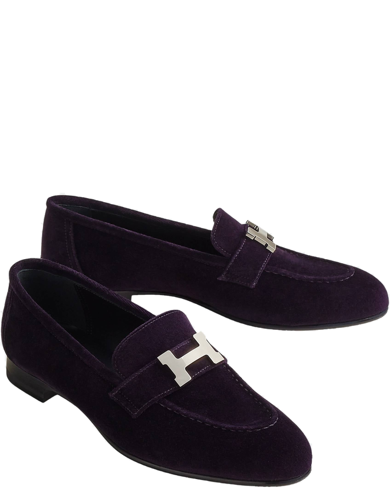 Оригінальна Paris Loafer In Velvet Women Hermes