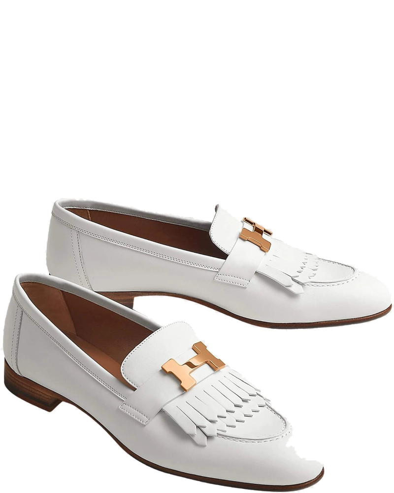 Royal Loafer In Calfskin With Rose Gold Plated Buckle Hermes – Гарантія оригінальності
