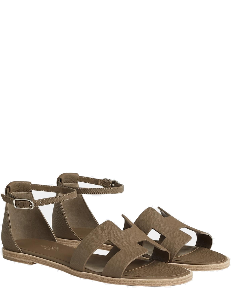 Santorini Sandals Epsom Calfskin Hermes – Гарантія оригінальності