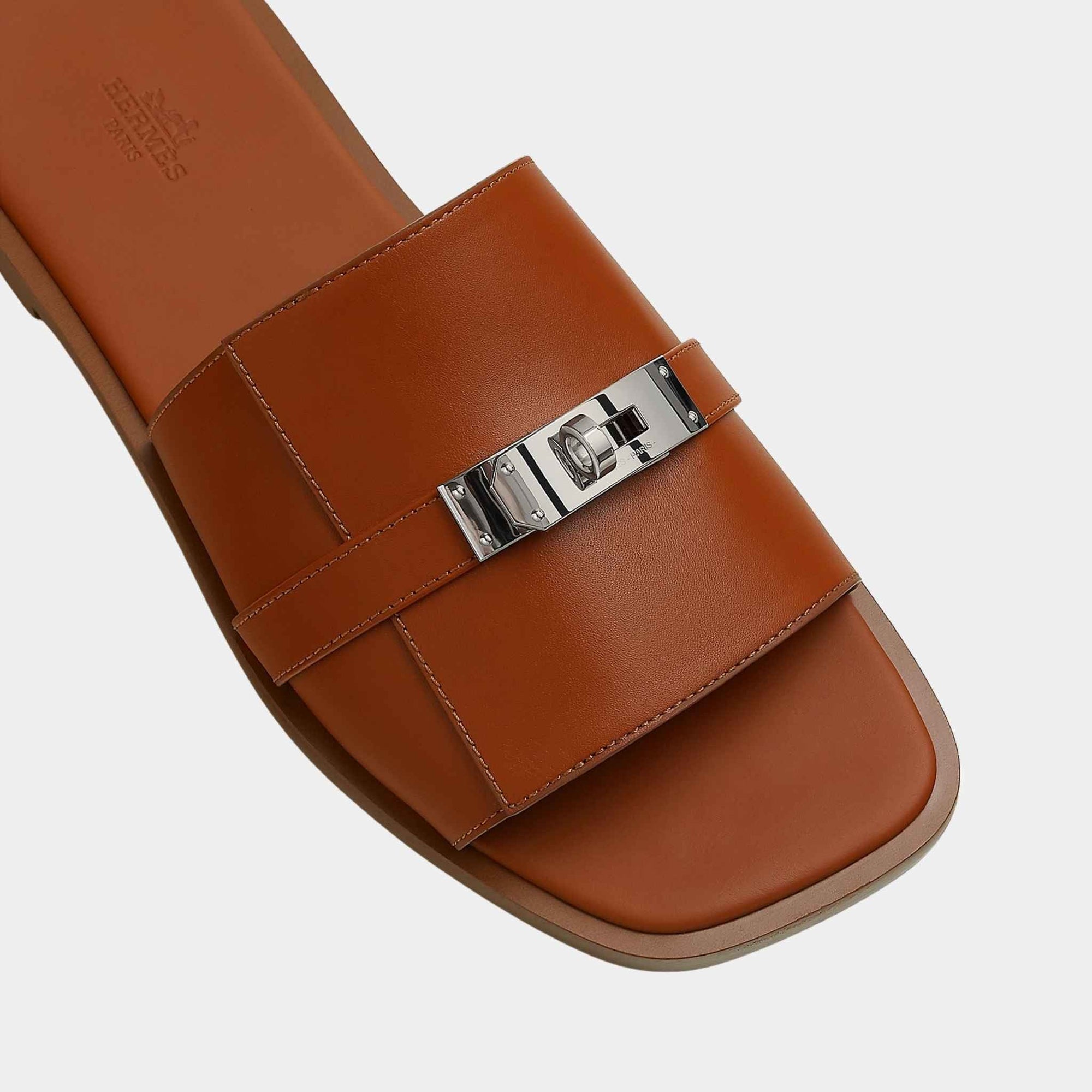 Gabriel Sandal Heritage Calfskin Palladium Plated Buckle Hermes оригінал – Купити в Україні – детальний вид