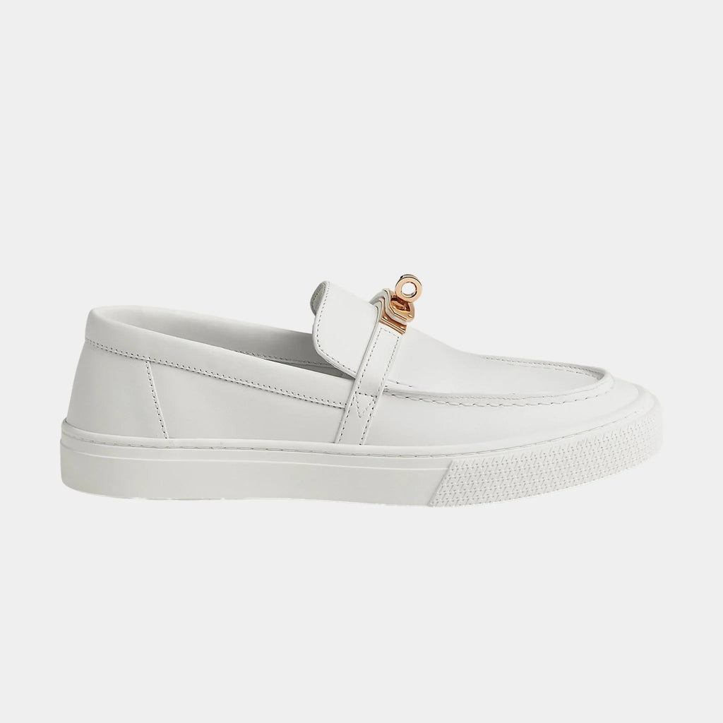 Game Slip-On Sneaker Calfskin With Rose Gold Buckle Hermes оригінал – Купити в Україні – вид ззаду