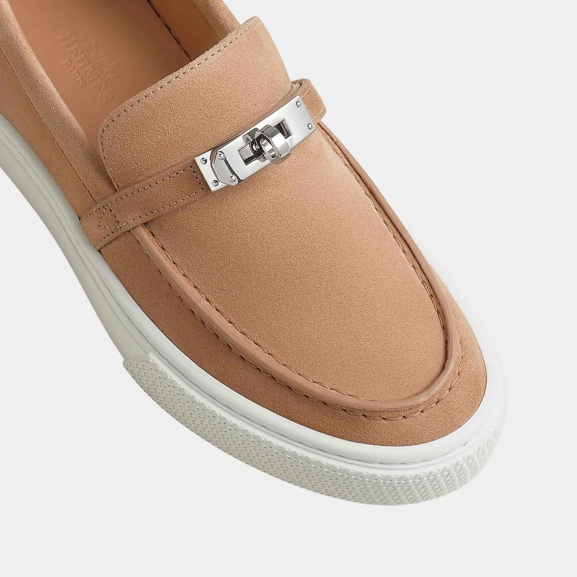 Game Slip On Sneaker In Suede Goatskin Hermes – Гарантія оригінальності – детальний вид