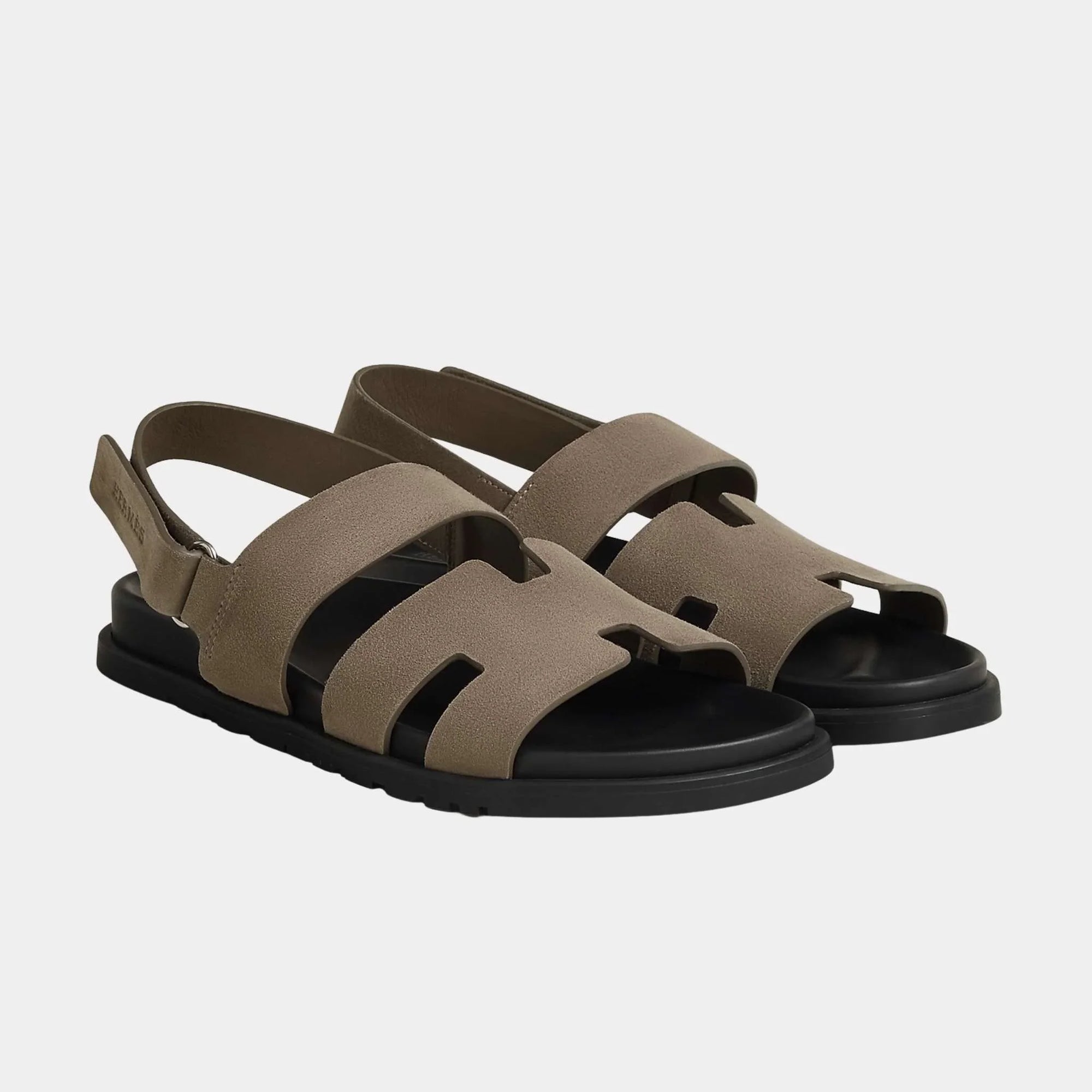 Оригінальна Genius Sandals In Suede Goatskin Hermes – боковий вид