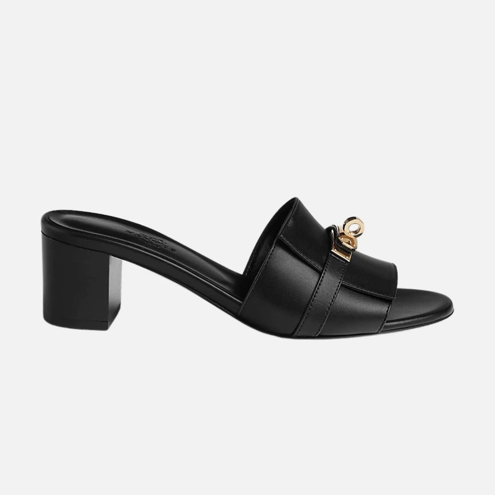 Gigi 50 Sandals In Calfskin Gold Plated Buckle Hermes оригінал – Купити в Україні – вид ззаду