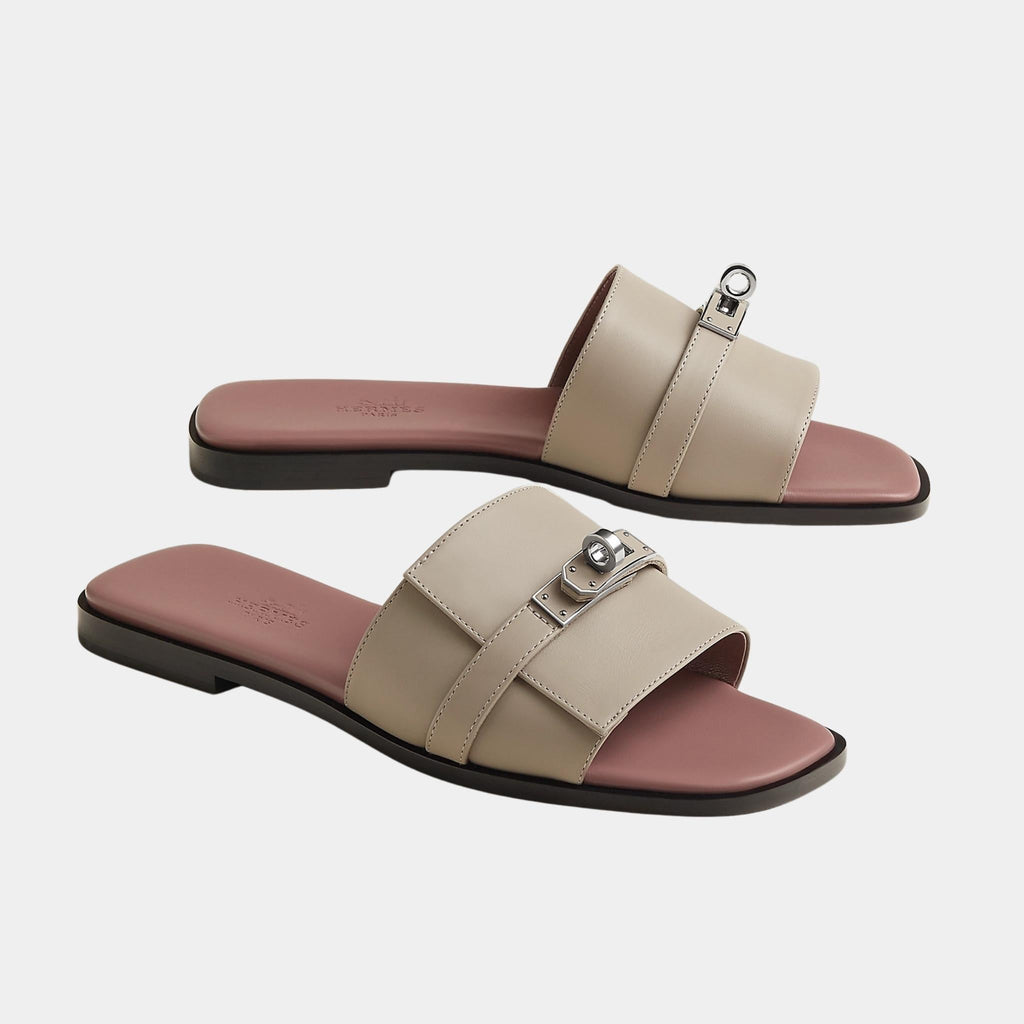 Giulia Sandals Calfskin Hermes – Гарантія оригінальності – боковий вид
