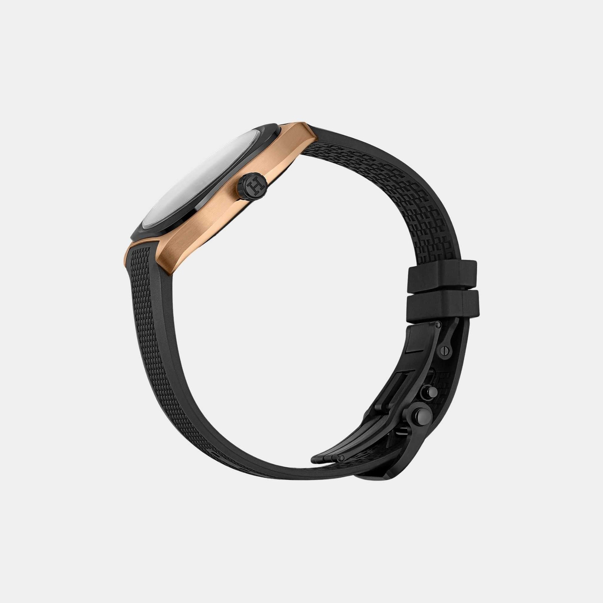 H08 42 MM Rose Gold And Titanium Watch Hermes – Гарантія оригінальності – вид ззаду